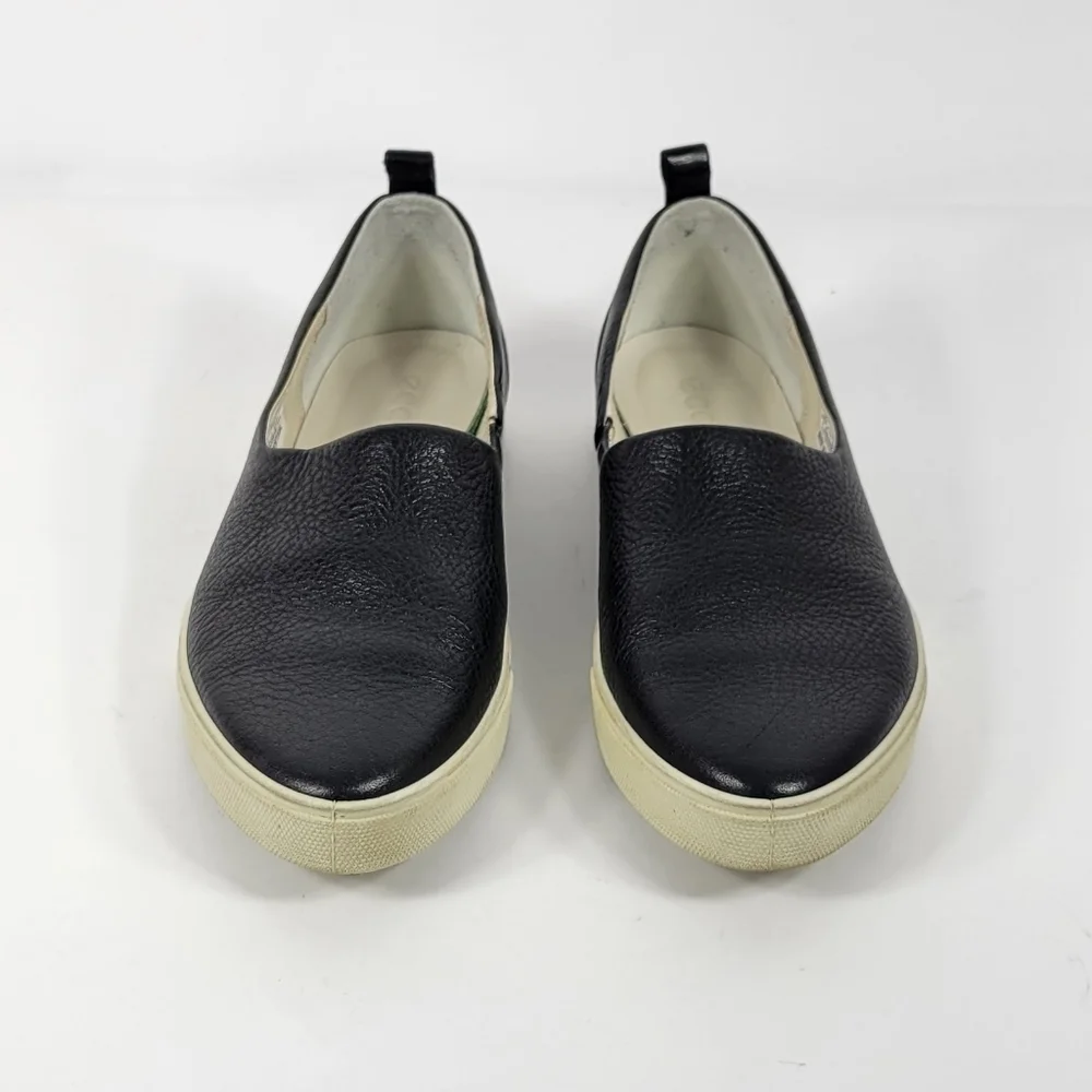 Ecco Black Leather Slip-On #330 Size 5